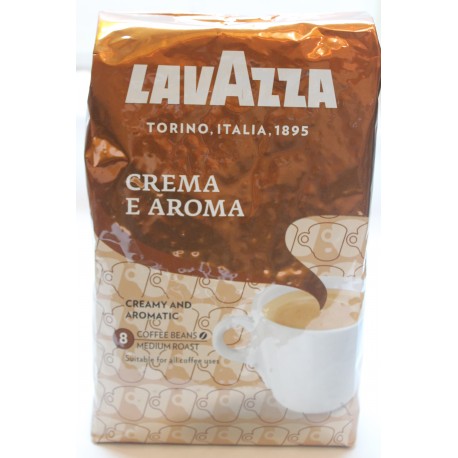 Кофе в зернах LAVAZZA CREMA e AROMA  1кг 80%арабика